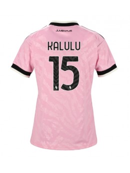Ženski Nogometna dresi replika Juventus Pierre Kalulu #15 Gostujoči 2026-27 Kratek rokav Ženski Nogometna dresi replika Juventus Pierre Kalulu #15 Gostujoči 2026-27 Kratek rokav